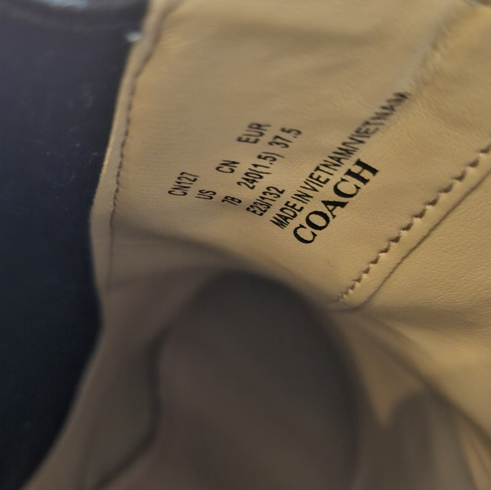Coach Geneva Heeled Leather Booties - Picture 5 of 7